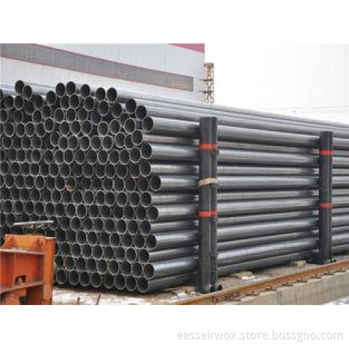 1 Inch To 3 Inch Black Mild Welded Steel Pipe , Large Diame